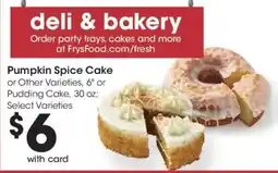 Fry's FrysFood Pumpkin Spice Cake offer
