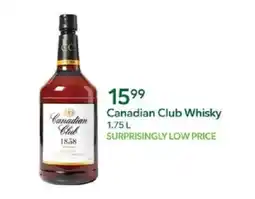 Publix Canadian Club Whisky offer