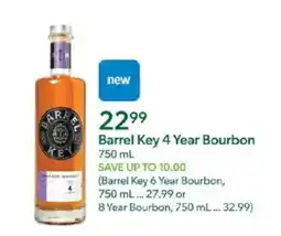 Publix Barrel Key 4 Year Bourbon offer