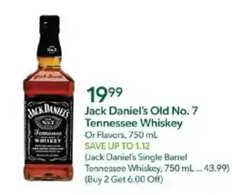 Publix Jack Daniel's Old No. 7 Tennessee Whiskey offer