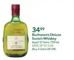 Publix Buchanan's Deluxe Scotch Whiskey offer