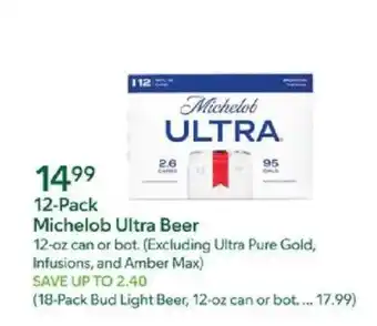 Publix Michelob Ultra Beer offer