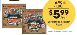 Metro Market Screamin' Sicilian Pizza offer
