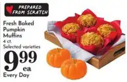 Pavilions Fresh Baked Pumpkin Muffins offer