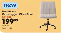 Fred Meyer West Haven Cross-Legged Office Chair offer