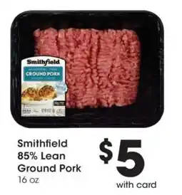 Fry's Smithfield ground pork offer