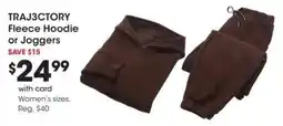 Fred Meyer Traj3ctory fleece hoodie or joggers offer