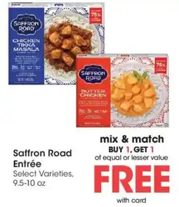 Fry's Saffron Road Entrée offer