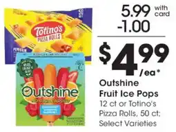 Fry's Outshine Fruit Ice Pops offer
