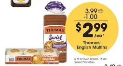 Fry's Thomas' English Muffins offer