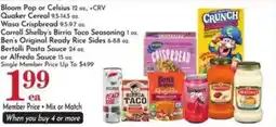 Pavilions Bloom Pop or Celsius 12 oz offer