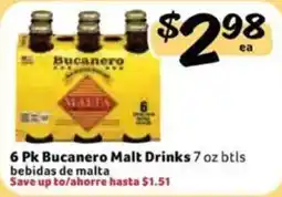 Fresco y Más Bucanero Malt Drinks offer