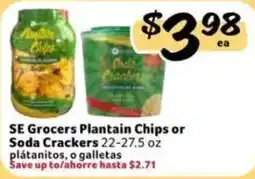Fresco y Más Se Grocers Plantain Chips or Soda Crackers offer