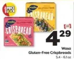 Weis Markets Wasa Gluten-Free Crispbreads offer
