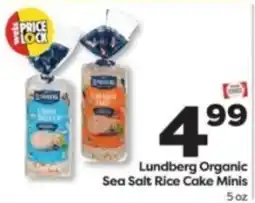 Weis Markets Lundberg Organic Sea Salt Rice Cake Minis offer