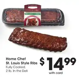 Fry's Home Chef St. Louis Style Ribs offer