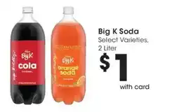 Fry's Big K Soda offer
