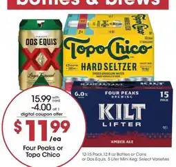 Fry's Four Peaks or Topo Chico offer