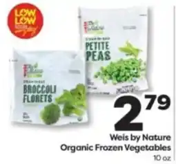 Weis Markets Weis by Nature Organic Frozen Vegetables offer