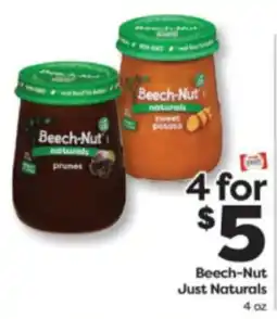 Weis Markets Beech-Nut Just Naturals offer