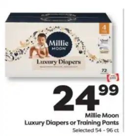 Weis Markets Millie Moon Luxury Diapers or Training Pants offer