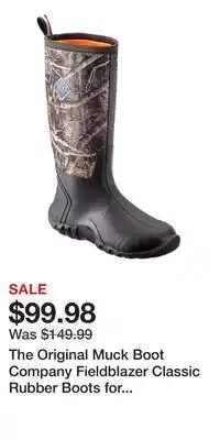 Cabela's The Original Muck Boot Company Fieldblazer Classic Rubber Boots for Men - TrueTimber Kanati - 7M offer