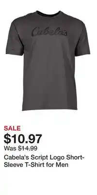 Cabela's Cabela's Script Logo Short-Sleeve T-Shirt for Men offer