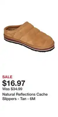 Cabela's Natural Reflections Cache Slippers - Tan - 6M offer