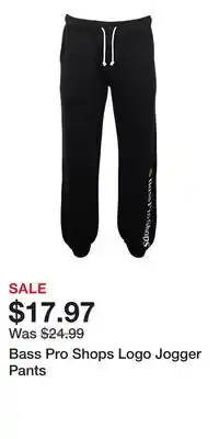 Cabela's Bass Pro Shops Logo Jogger Pants offer