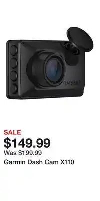 Cabela's Garmin Dash Cam X110 offer