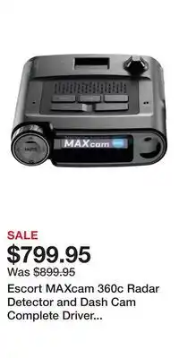 Cabela's Escort MAXcam 360c Radar Detector and Dash Cam Complete Driver Alert System offer