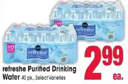 Jewel-Osco refreshe Purified Drinking Water offer