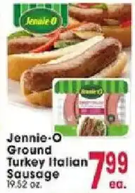 Jewel-Osco Jennie-O Ground Turkey Italian Sausage offer