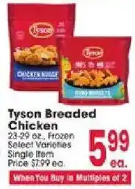 Jewel-Osco Tyson Breaded Chicken offer