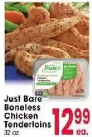 Jewel-Osco Just Bare Boneless Chicken Tenderloins offer