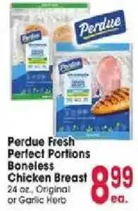 Jewel-Osco Perdue Fresh Perfect Portions Boneless Chicken Breast offer