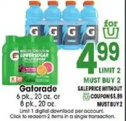 Jewel-Osco Gatorade offer