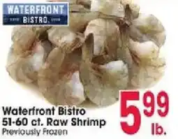 Jewel-Osco Waterfront Bistro raw shrimp offer