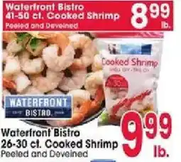 Jewel-Osco Waterfront Bistro cooked shrimp offer