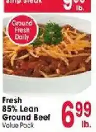 Jewel-Osco Fresh 85% Lean Ground Beef Value Pack offer