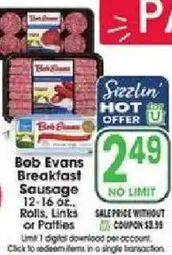 Jewel-Osco Bob Evans Breakfast Sausage offer