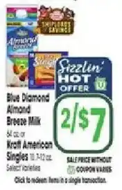 Jewel-Osco Blue Diamond Almond Breeze Milk offer