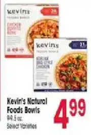 Jewel-Osco Kevin's Natural Foods Bowls offer
