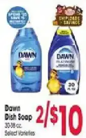 Jewel-Osco Dawn Dish Soap offer