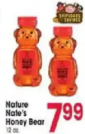 Jewel-Osco Nature Nate's Honey Bear offer