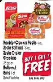 Jewel-Osco Zesta Keebler Cracker Packs offer