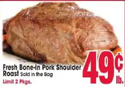 Jewel-Osco Fresh Bone-In Pork Shoulder Roast offer