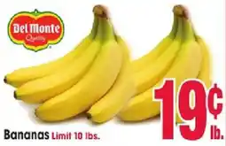 Jewel-Osco Del Monte Bananas offer