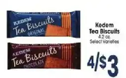 Jewel-Osco Kedem tea biscuits offer