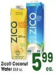 Jewel-Osco Zico Coconut Water offer